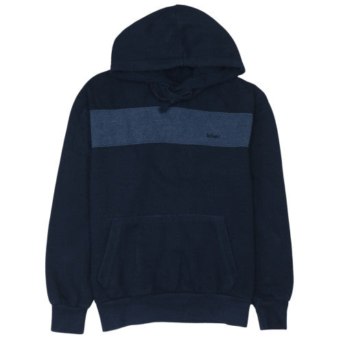 Lee Cooper Men's Blue Pullover Hoodie S Regular Fit Fleece