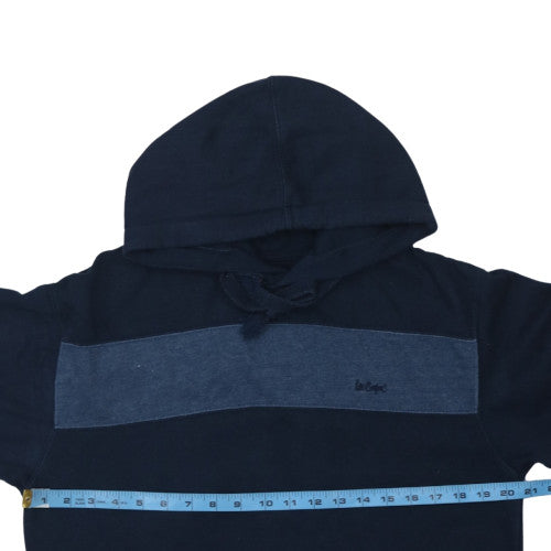 Lee Cooper Men's Blue Pullover Hoodie S Regular Fit Fleece