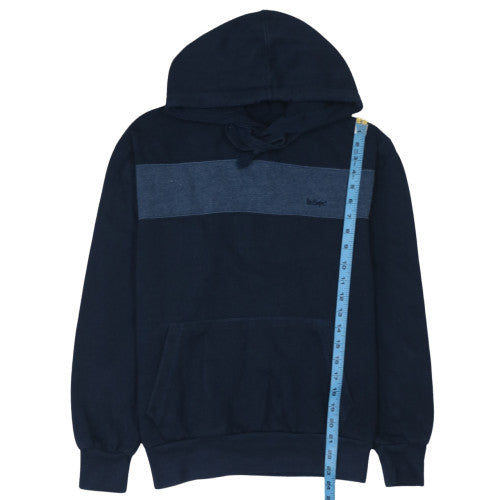 Lee Cooper Men's Blue Pullover Hoodie S Regular Fit Fleece