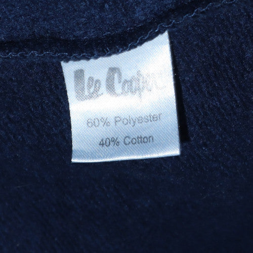 Lee Cooper Men's Blue Pullover Hoodie S Regular Fit Fleece