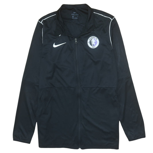 Nike Men’s Black Dri-Fit Full Zip Sweatshirt XL Football Training Top
