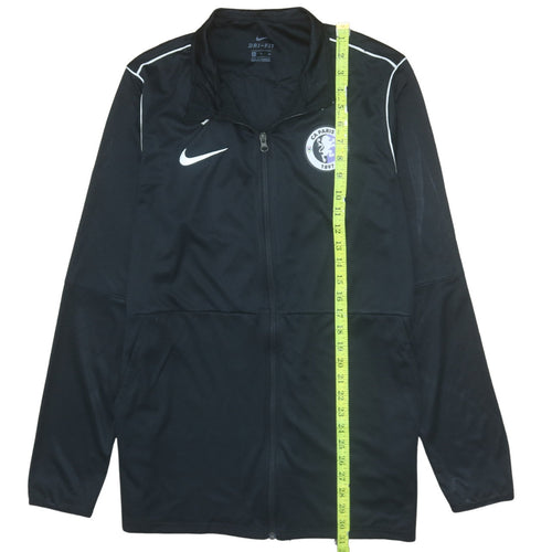 Nike Men’s Black Dri-Fit Full Zip Sweatshirt XL Football Training Top