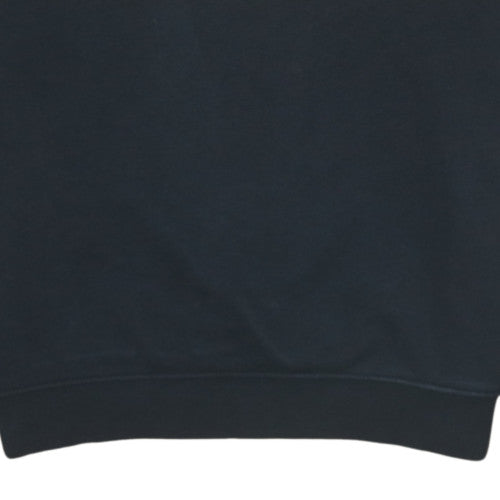 Nike Womens Black XS Pullover Crew Neck Logo Sweatshirt