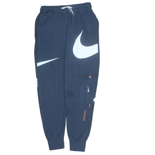 Nike Men's Blue Logo Sweatpants Size S Regular Fit