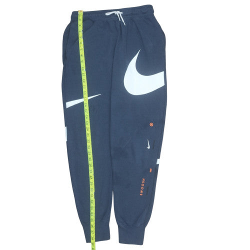 Nike Men's Blue Logo Sweatpants Size S Regular Fit