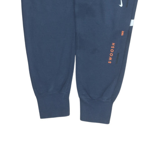Nike Men's Blue Logo Sweatpants Size S Regular Fit
