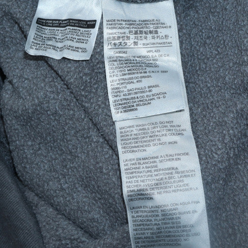 Levi's Men's Grey Pullover Hoodie M Regular Fit Classic Logo