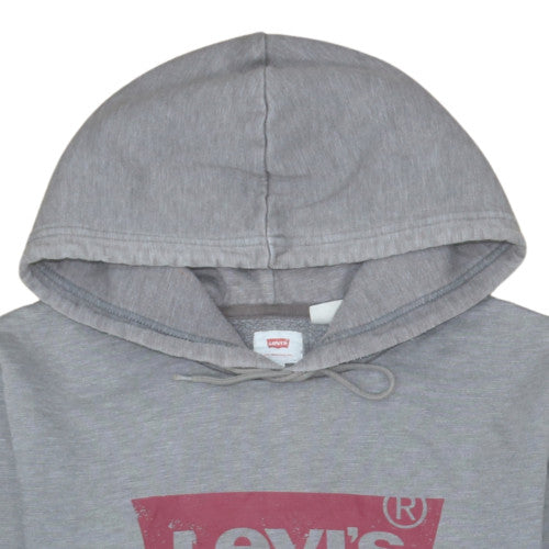 Levi's Men's Grey Pullover Hoodie M Regular Fit Classic Logo