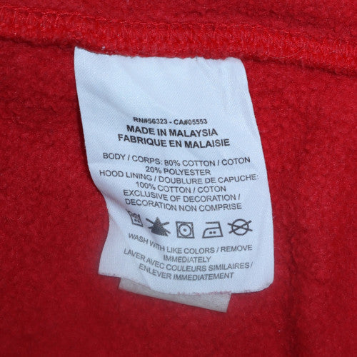 Nike Men's Red Badgers Softball Pullover Hoodie M Regular Fit