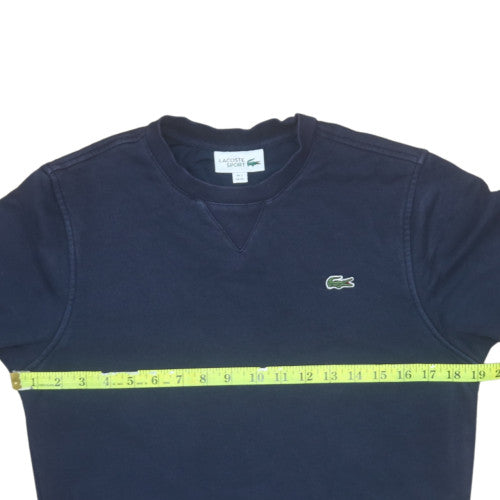 Lacoste Sport Men's Blue XS Crew Neck Pullover Sweatshirt
