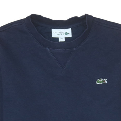 Lacoste Sport Men's Blue XS Crew Neck Pullover Sweatshirt