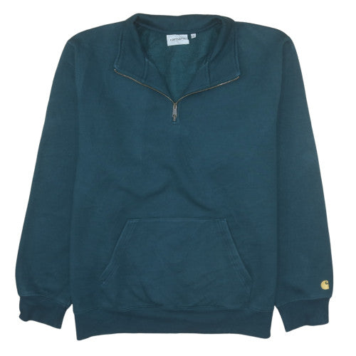 Carhartt Men’s Blue XL 1/4 Zip Fleece Sweatshirt