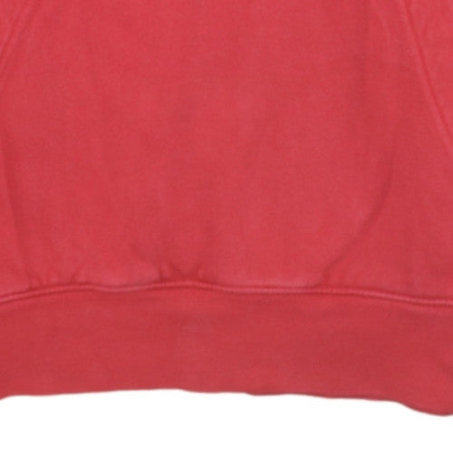 Nike Men's Red Pullover Hoodie Small Regular Fit Cotton Fleece