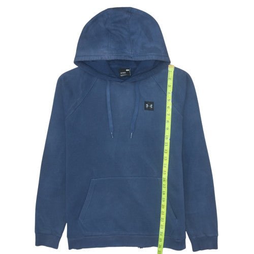 Under Armour Mens Blue Pullover Hoodie Size L Fleece Sweatshirt