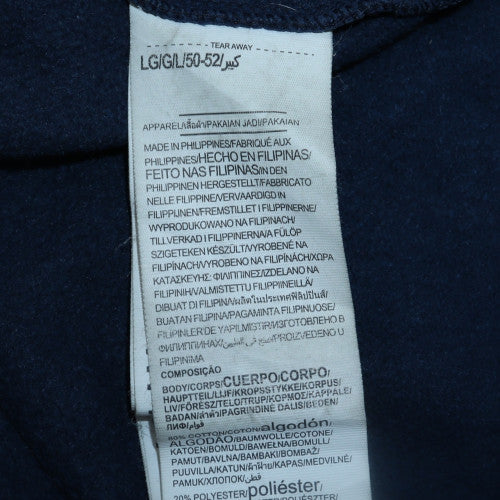Under Armour Mens Blue Pullover Hoodie Size L Fleece Sweatshirt
