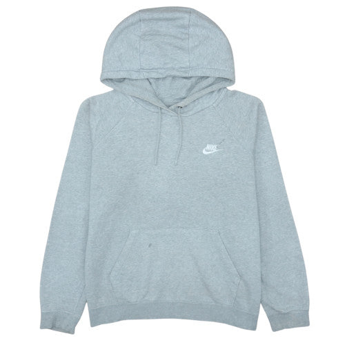 Nike Men’s Grey Pullover Hoodie L Regular Fit Sportswear