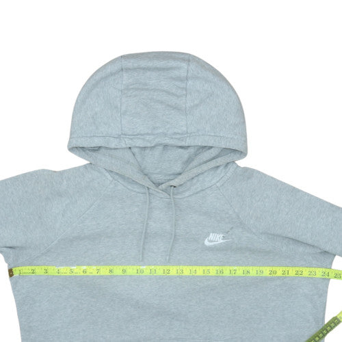 Nike Men’s Grey Pullover Hoodie L Regular Fit Sportswear