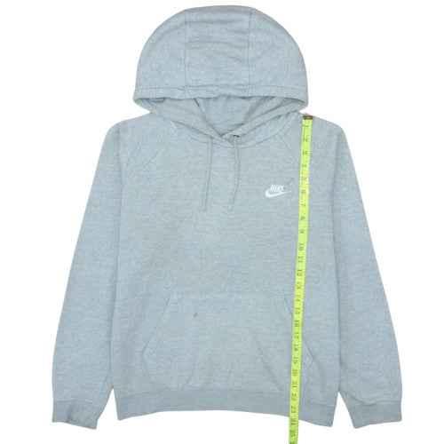Nike Men’s Grey Pullover Hoodie L Regular Fit Sportswear