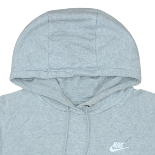 Nike Men’s Grey Pullover Hoodie L Regular Fit Sportswear