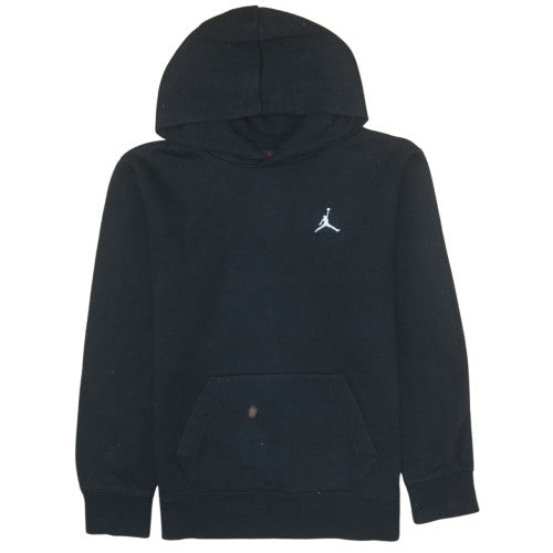 Jordan Boys Black Pullover Hoodie XL 13-15 Years Logo Print Sweatshirt