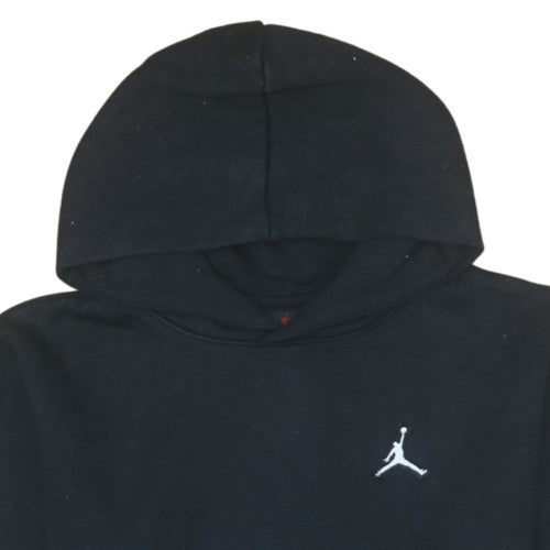 Jordan Boys Black Pullover Hoodie XL 13-15 Years Logo Print Sweatshirt