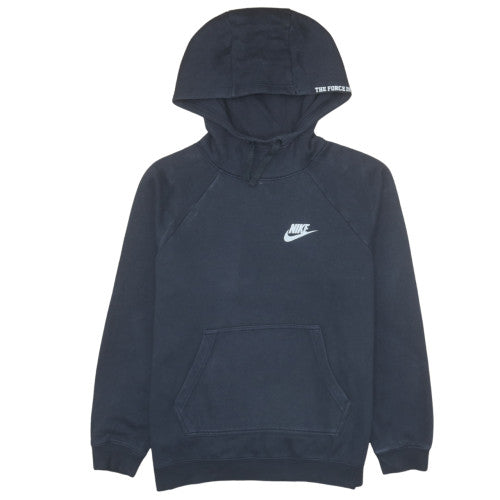 Nike Men's Black Pullover Hoodie M Regular Fit Graphic Fleece