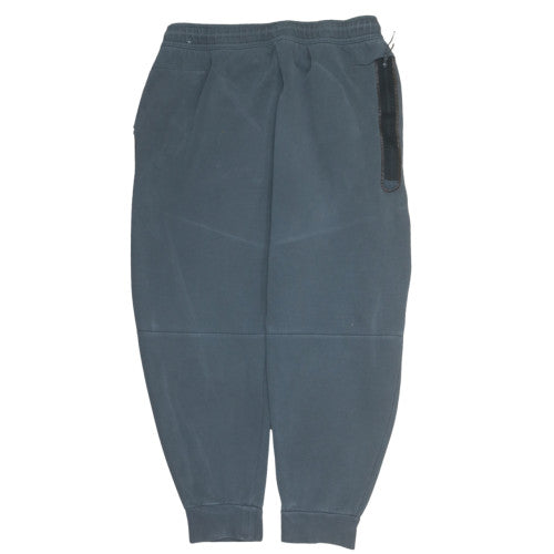 Nike Men's Blue Jogger Trousers L Regular Fit Fleece Sweatpants