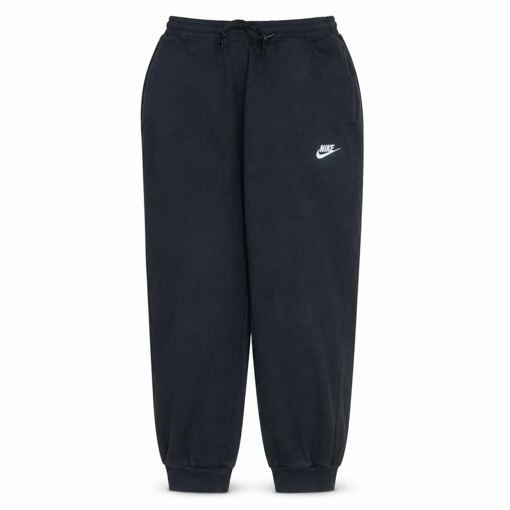 Front view of Nike men’s black m sweatpants jogger trousers cotton blend