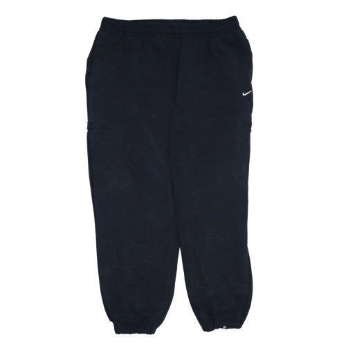 Nike Men's Black XL Fleece Jogger Trousers with Pockets