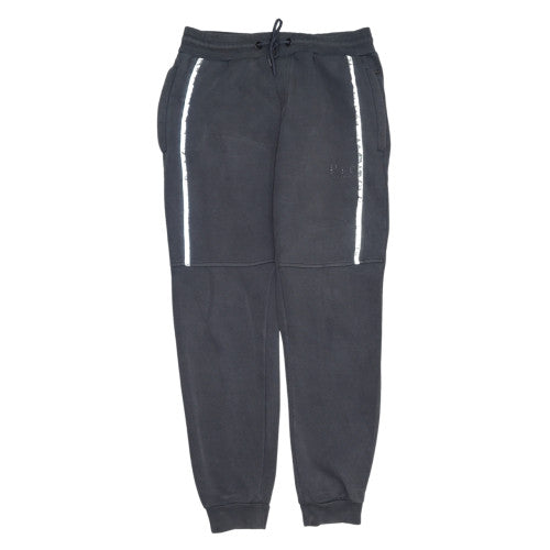 Pré London Men's Black Jogger Sweatpants Medium Reflective Trim