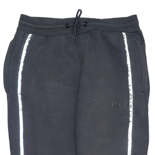 Pré London Men's Black Jogger Sweatpants Medium Reflective Trim