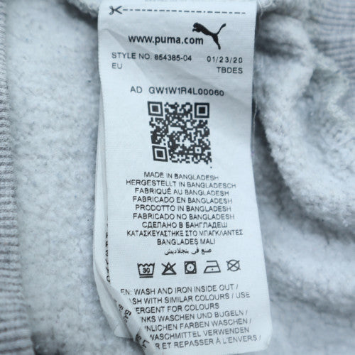Puma Mens Grey Crew Neck Pullover Sweatshirt Size M