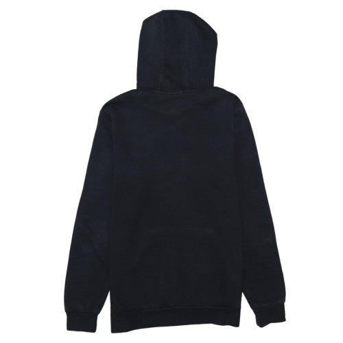 Adidas Boys Black Pullover Hoodie Size 15-16 Years Cotton Blend