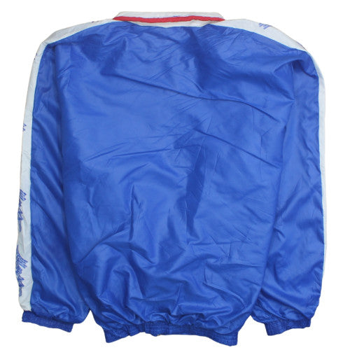 Cadence Men's Blue White Retro Windbreaker Jacket M