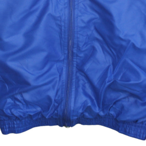 Cadence Men's Blue White Retro Windbreaker Jacket M