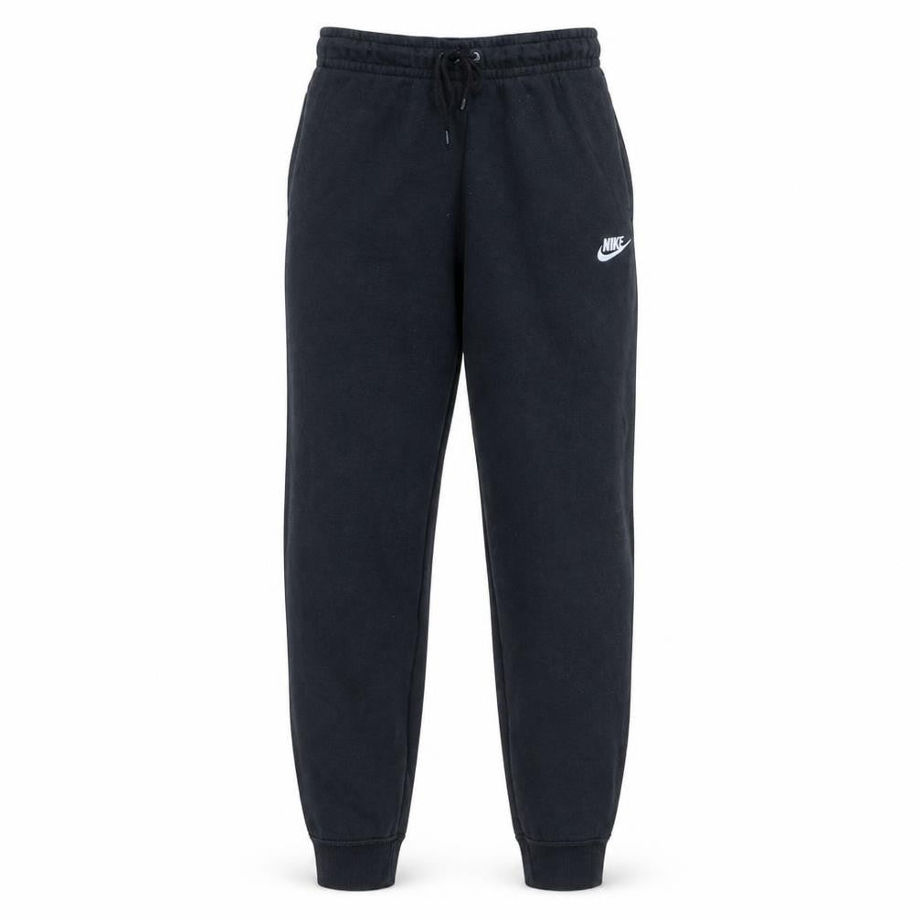 Front view of Nike Men's Black Small Fleece Sweatpants Joggers Regular Fit
