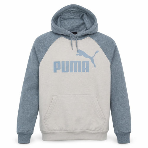 Puma Men's Grey Pullover Hoodie XL Regular Fit Sports Fleece
