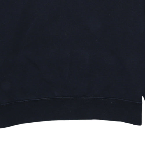 Nike Men's Black Small Pullover Sweatshirt Crew Neck Graphic Print