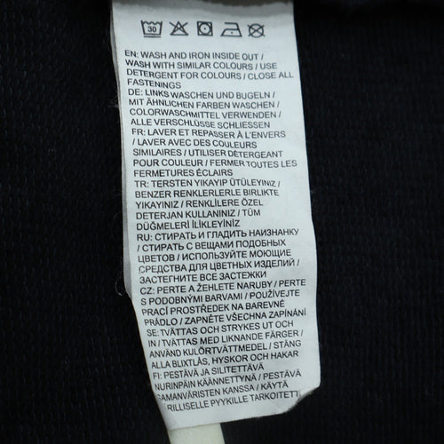 Puma Men's Blue Full Zip Hoodie XS Regular Fit Fleece