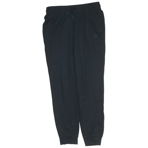 adidas Womens Black Jogger Sweatpants Size 12-14 Regular Fit