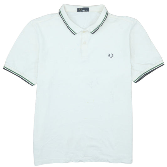 Fred Perry Men's White 2XL Classic Cotton Polo Shirt