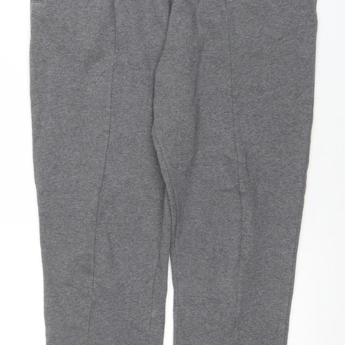 Thought Womens Grey Cotton Blend Jogger Trousers Size 10