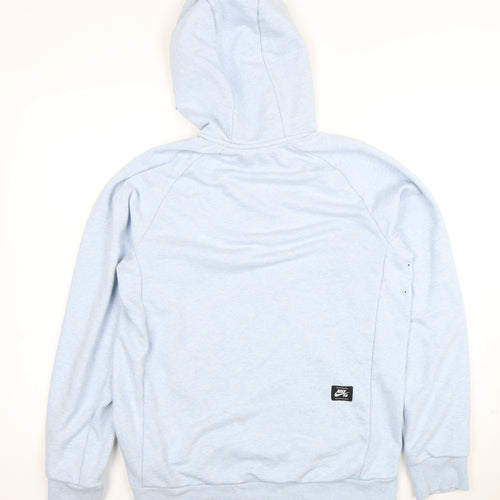 Nike SB Men's Blue 1/2 Zip Hoodie Size M Skate Pullover