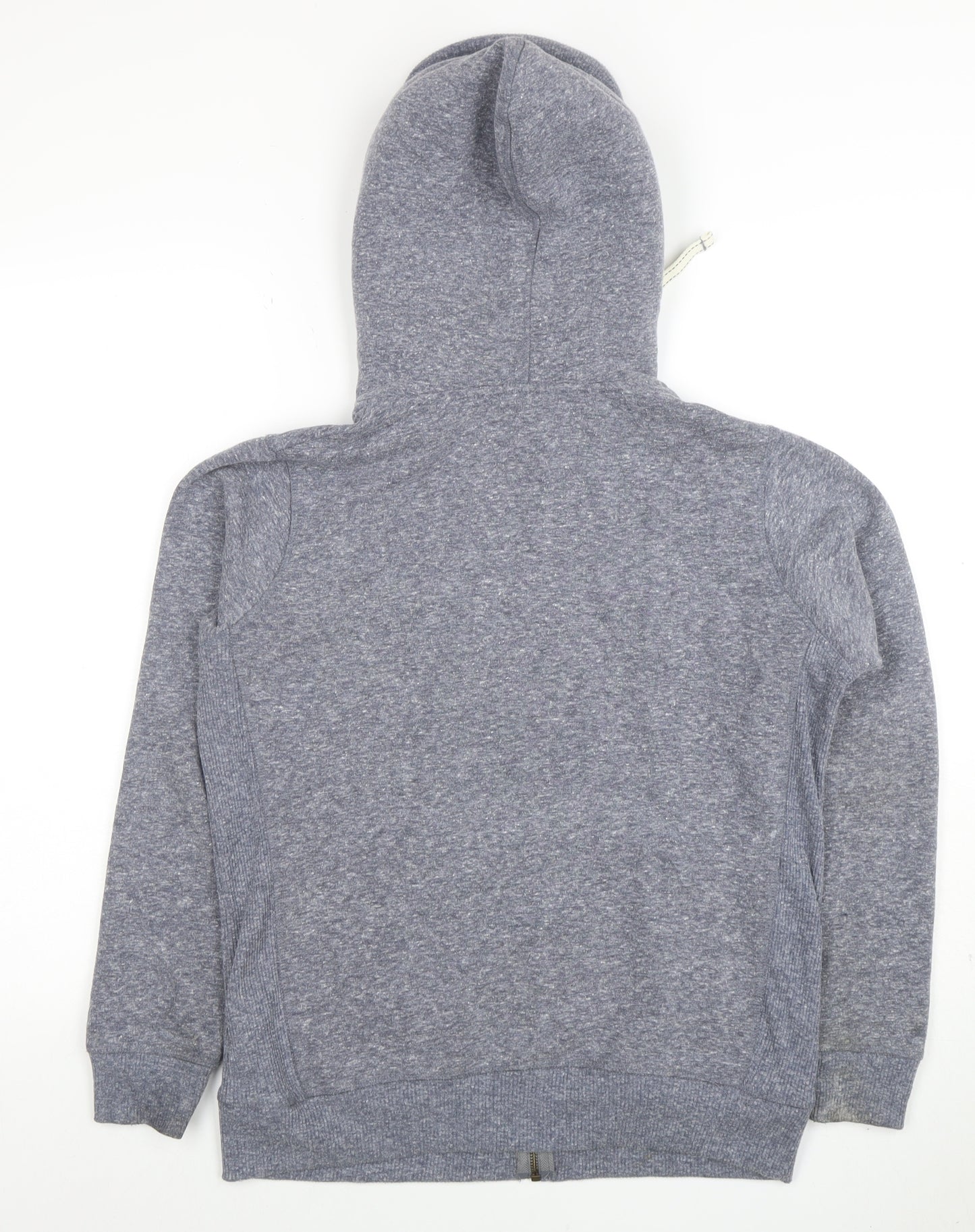 Weird Fish Women's Grey Size 10 Full Zip Hooded Sweatshirt