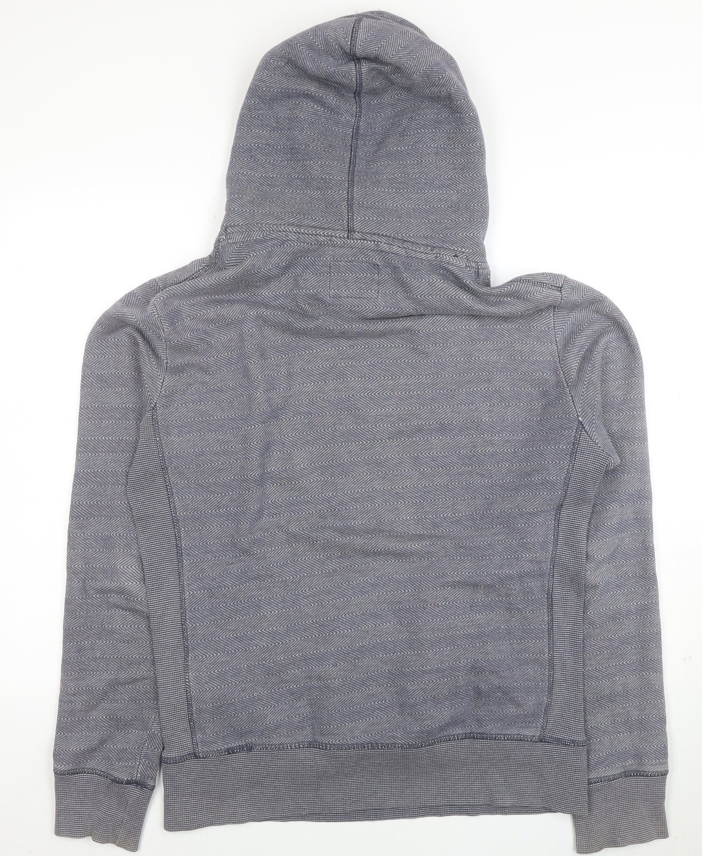 Superdry Men's Blue Pullover Hoodie Size M Knit Cotton Jumper