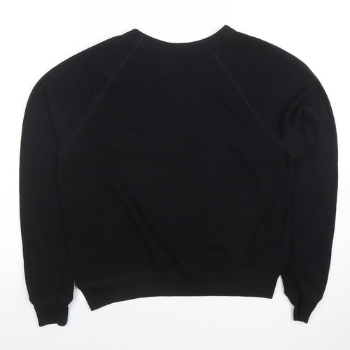 Disney Women Black XS Mickey Mouse Pullover Sweatshirt