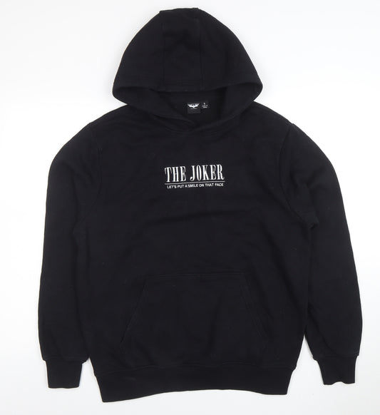 Primark Men’s Black The Joker Pullover Hoodie Size S Graphic Print