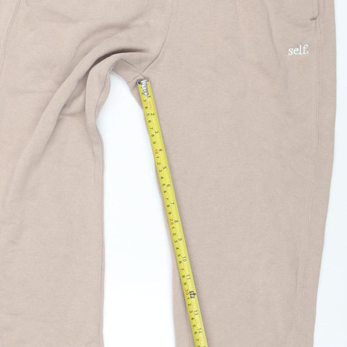 Next Self Beige Womens Relaxed Sweatshirt S Cotton Blend