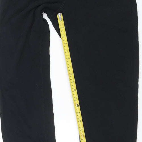 Uniqlo Women's Black Cotton Blend Jogger Sweatpants Size S