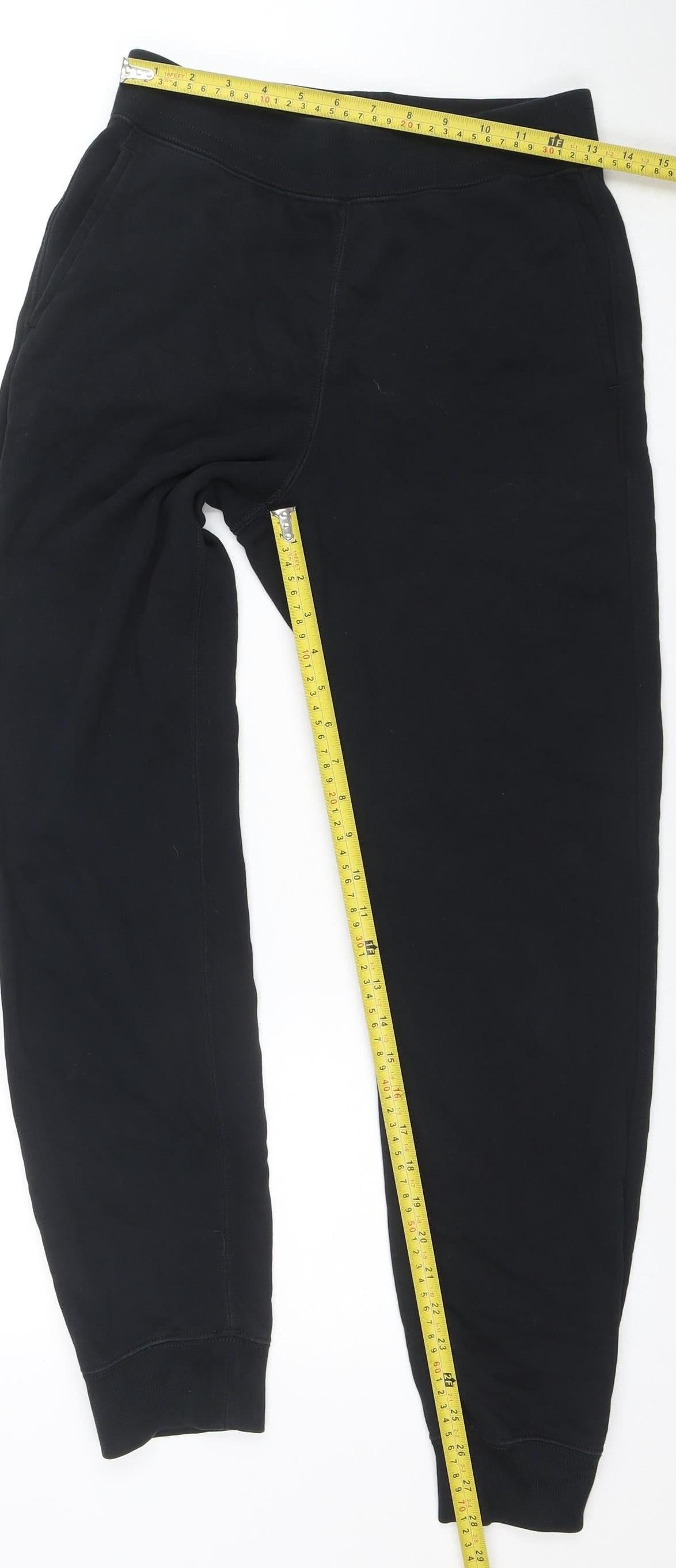 Uniqlo Women's Black Cotton Blend Jogger Sweatpants Size S